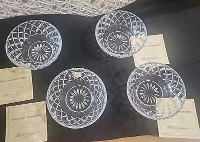 VINTAGE LENOX CRYSTAL DIAMOND 5" BOWLS - Image 1 of 3