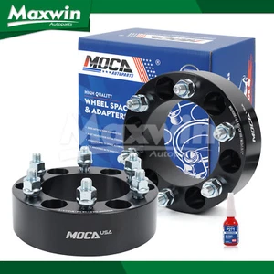 2PC 2" Wheel Spacers 6x5.5 6x139.7 for Toyota Tacoma 4Runner FJ Cruiser 12x1.5 - Picture 1 of 13