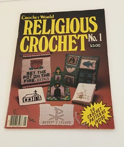 Crochet World Magazin Religiös Häkeln #1 Vintage - Bild 1 von 3