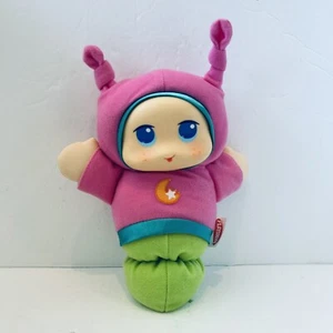 PLAYSKOOL Musical Baby Pink GLOWORM Soft Toy Lullaby & Light 2009 HASBRO -(5604) - Picture 1 of 9