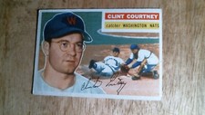 1956 Topps baseball card # 159 Clint Courtney EXNM