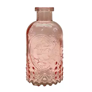 Botella florero decorativa color rosa - Imagen 1 de 5