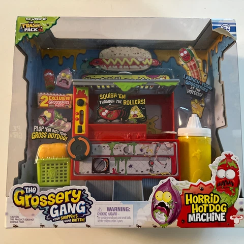 The Grossery Gang Season 2 Horrid Hot Dog Machine Trash pack Playset Moose Cover