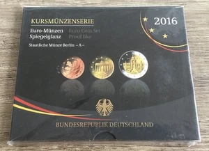 💥☘️🍄 Kursmünzenserie 2016 💥Ⓜ️ Euro Münzen Ⓜ️💥 Prägestätte "A" Berlin 🍄☘️💥 - Bild 1 von 2