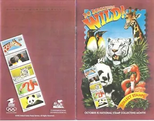 #2705-09 FD 2. Tag Programm 29c Wildtiere Briefmarken mit 8 Autogrammen - Bild 1 von 2