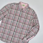 HUGO BOSS Men's Plaid Cotton Casual Shirt Long Sleeve Button Down 2XL 3XL XXL