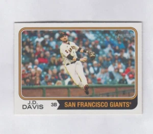 (12) J.D. Davis 2023 TOPPS HERITAGE HIGH NUMBER CARD LOT #537 GIANTS - Picture 1 of 1