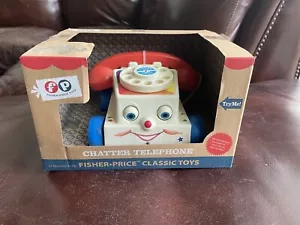 NEU IM KARTON FISCHERPREIS KLASSISCHES SPIELZEUG CHATTER TELEFON RETRO 2014 MATTEL 01694 - Bild 1 von 6