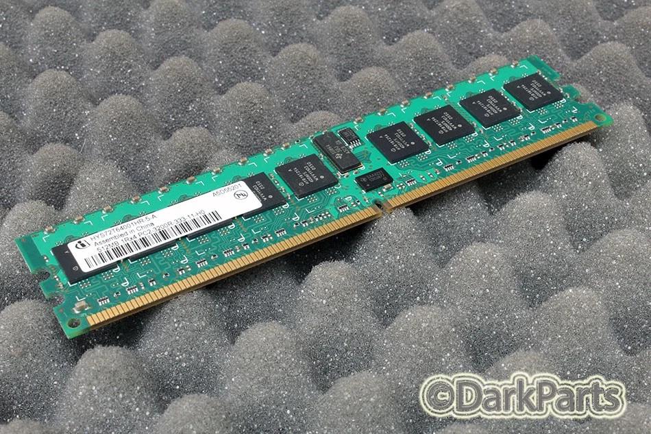 Infineon HYS72T64001HR-5-A Memory RAM 512MB Fujitsu Siemens Celsius M450 - Image 1 of 1