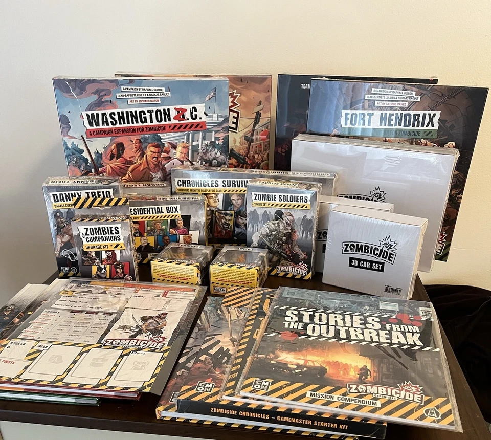 ZOMBICIDE 2nd Second Edition Kickstarter Pledge Bundle NEW SEALED + Extras - Image 1 of 4