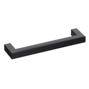 10 Pack Black Square Bar Cabinet Pull Drawer Handle Stainless Steel Modern Ha... - Picture 1 of 6