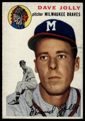 1954 Topps #188 Dave Jolly - Image 1 of 2