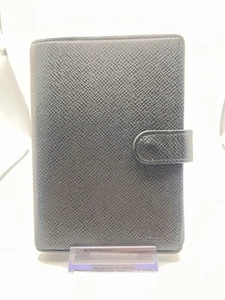 Louis Vuitton Agenda PM R20426 Leather Agenda Black Organizer Full Use Ready  - Picture 1 of 14