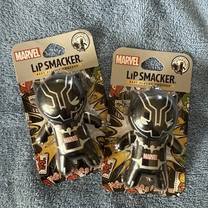 2 Pack Lip Smacker Marvel Black Panther Lip Balm, T'Challa Tangerine Mandarine - Picture 1 of 4