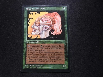 Llanowar Elves French LP [FBB Revised Edition] Mtg Magic Free Tracking! - Image 1 of 2