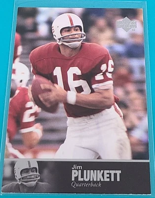 2011 Upper Deck College Football Legends #63 Jim Plunkett Stanford Card E4 - Image 1 of 2