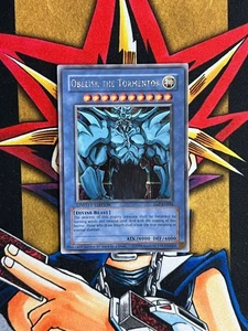 JMP-EN004 Obelisk The Tormentor Secret Rare Limited Edition LP Yugioh Card - Picture 1 of 2