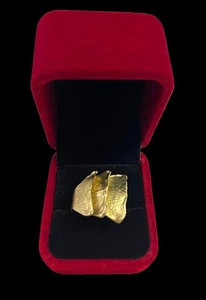 Designring, 750er Gold, 9gr, Ringgrösse 18mm - Bild 1 von 2