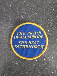 3 Inch The Pride Of All Europe Football Leeds  Iron / Sew On Patch Badge - Picture 1 of 1