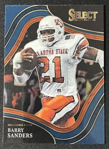 2022 Panini Select Draft Picks #137 Barry Sanders Oklahoma State Cowboys HOF - Bild 1 von 2