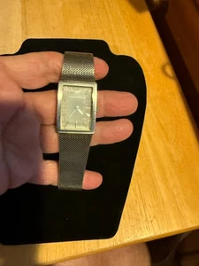 Emporio Armani elegante silberne Herrenuhr EDELSTAHL VERSTELLBARES BAND WASSERRE - Bild 1 von 5