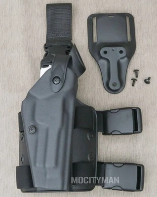 Kit de funda derecha Safariland 6005-73 con UBL + cubierta de pierna se adapta a Beretta 92 Hecho en EE. UU. Foto 1 de 4