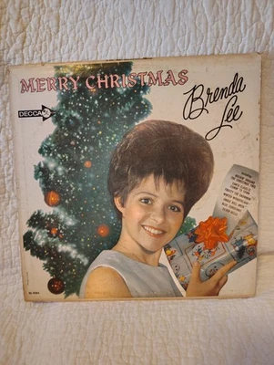Brenda Lee - Merry Christmas - 1964 - Vinyl LP - VG+ - Decca - DL 4583 - Image 1 of 4