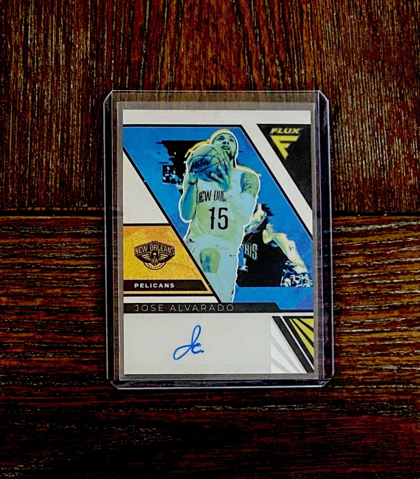 2022-23 Panini Flux Flux Signatures Jose Alvarado #FS-JAV Auto - Image 1 of 1