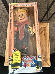 Vintage Halloween Holiday Creations Animated Scarecrow Rare 1993 - Picture 1 of 7