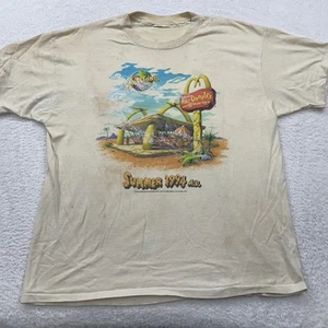 Camicia promozionale vintage 94 The Flintstones/Roc Donalds estate del 94' McDonalds uomo XL - Foto 1 di 7