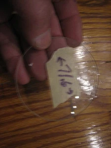 Clock Glass, Gauge Glass,VIdo,stewart Warner; 71.6 mm diameter concave/convex - Picture 1 of 2