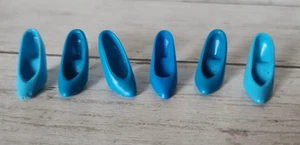 Barbie Blue Tone High Heel Shoes Doll Size READ - Picture 1 of 4