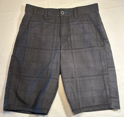 Pantalones Cortos Tony Hawk Para Hombre Talla 30 Next Level Series Gris y Negro a Cuadros con Bolsillos Foto 1 de 4