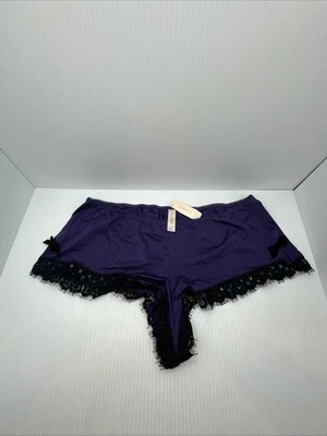 cacique underwear plus size lace Purple Sequin Black  14/16 - Image 1 of 4