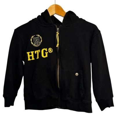 Sudadera con capucha y cremallera Honor The Gift para niños talla 10 negra Inner City HTG Foto 1 de 4