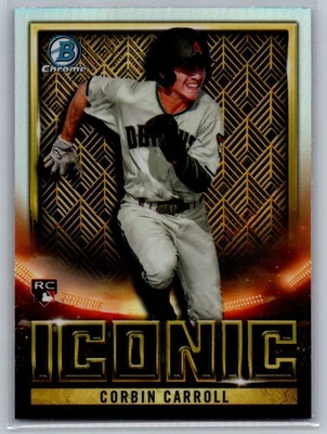 2023 Bowman Chrome #BI-18 Corbin Carroll Bowman Iconic - Image 1 of 2