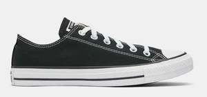 Converse Unisex Chuck Taylor All Star Low Top Sneakers in Black - Picture 1 of 7