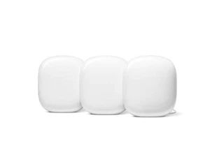 Google Nest Wifi Pro (Wi-Fi 6E) - 3 Pack - Snow - Picture 1 of 4