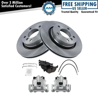 Kit de pastillas de freno trasero y rotor semimetálico para BMW 323Ci 323i 2000 1999-2000 328i Foto 1 de 4