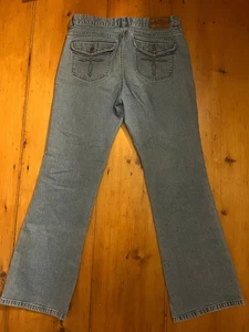 Ralph Lauren Jeans Co Petite Damen Lightwash verzierter Bootcut Größe 8 Denim - Bild 1 von 11
