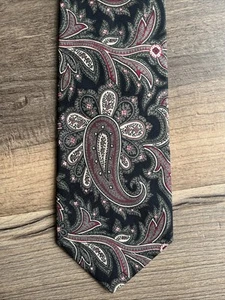 Robert Talbott Men’s Fine Silk Necktie Made In USA Paisley Print  - Picture 1 of 10
