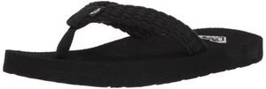 Roxy Girls Porto Sandal Flip Flop Black 20 1 Little Kid - Picture 1 of 1