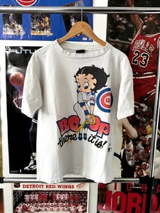 Vintage 90s 1994 Betty Boop Chicago Cubs Shirt Reprint AN62568 - Picture 1 of 3