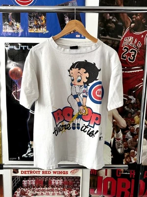 Vintage 90s 1994 Betty Boop Chicago Cubs Shirt Reprint AN62568 - Image 1 of 3