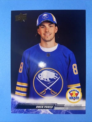 2022-23 Upper Deck Extended Series 1st Round Rookies French Owen Power #750 - Image 1 of 2