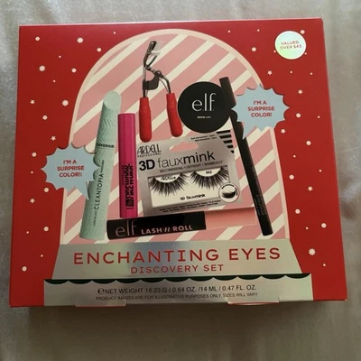 e.l.f. Enchanting Eyes Discovery Set Holiday Gift Box Makeup Kit NEW - Image 1 of 4