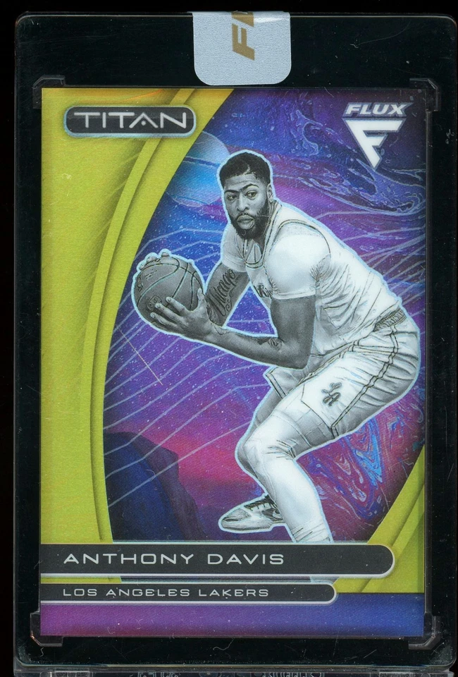 2020-21 Panini Flux Titan ANTHONY DAVIS #3 Titan Gold Prizm /5 - Sealed - Image 1 of 2