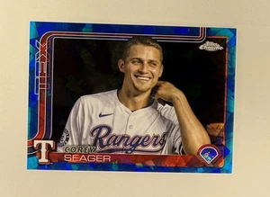 Corey Seager - 2025 Topps Chrome Sapphire #24 Image Variation - Rangers - Bild 1 von 2