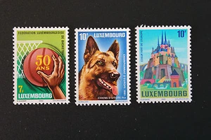 Briefmarken / Stamp LUXEMBURG Yvert et Tellier Nr. 1033 bis 1035 N ** (cyn10) - Bild 1 von 1
