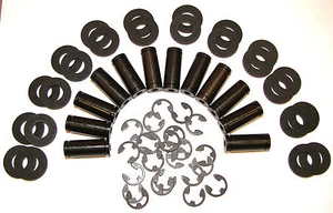12 Tattoo Machine 3/8" Coil Cores With Blk Fiber Coil Core Washers 1" coils - Picture 1 of 1